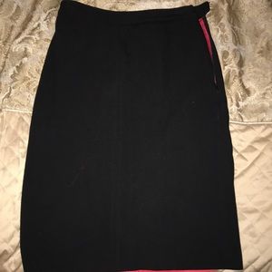 J Crew Black Pencil Skirt